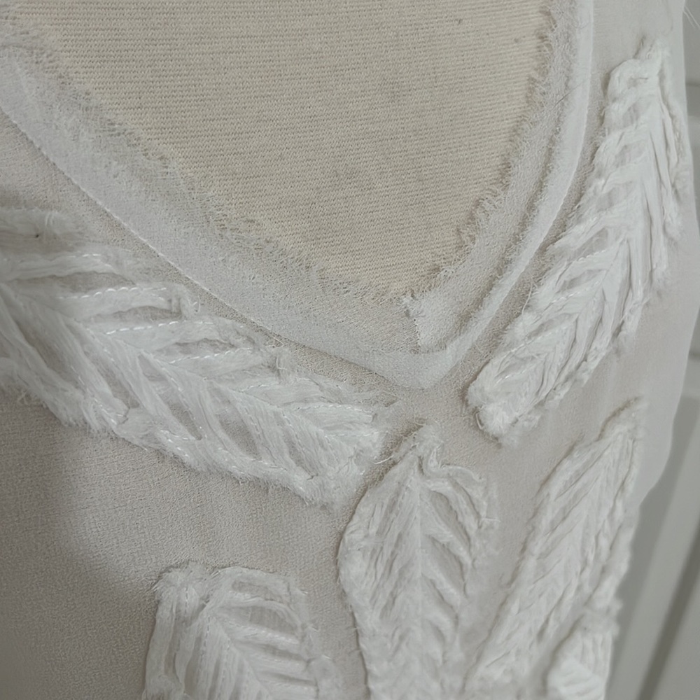 Free People sheer gather waist blouse - Picture 2 of 6